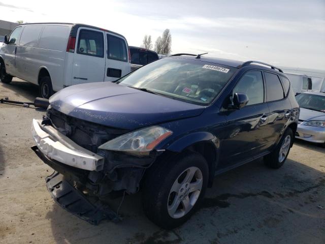 NISSAN MURANO SL 2003 with VIN JN8AZ08TX3W112111 - Photo from auction