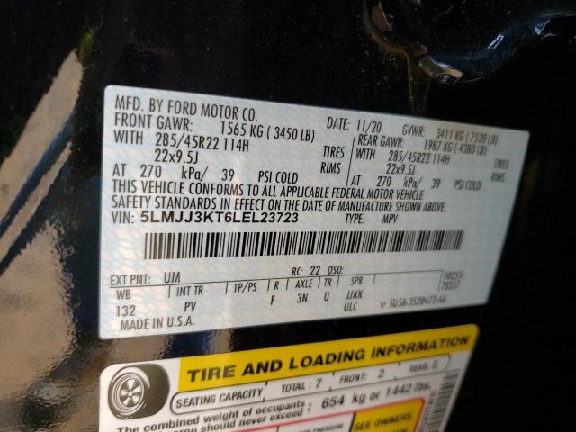 Photo 14 from auction – 2020 LINCOLN NAVIGATOR with VIN 5LMJJ3KT6LEL23723