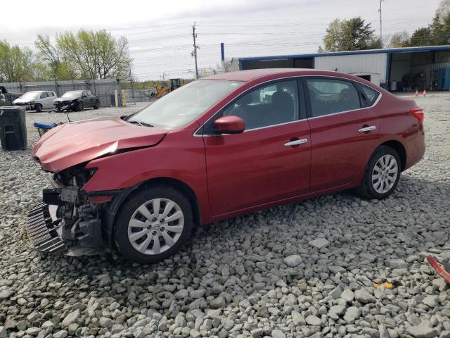 NISSAN SENTRA S 2017 with VIN 3N1AB7AP1HL656597 - Photo from auction