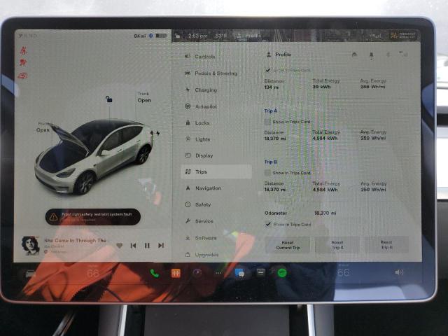 Photo 9 from auction – 2021 TESLA MODEL Y with VIN 5YJYGDEE9MF099094