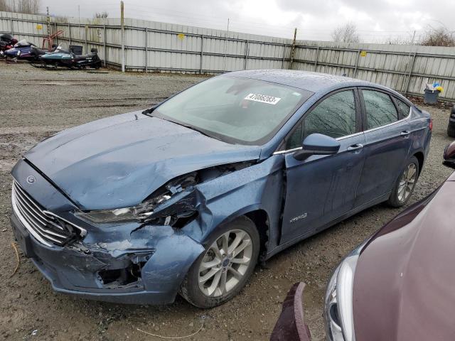 FORD FUSION SE 2019 with VIN 3FA6P0LU4KR269096 - Photo from auction