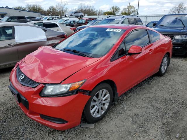 HONDA CIVIC EXL 2012 with VIN 2HGFG3B01CH525901 - Photo from auction