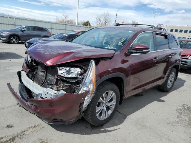 TOYOTA HIGHLANDER 2016 with VIN 5TDBKRFH8GS271710 - Photo from auction