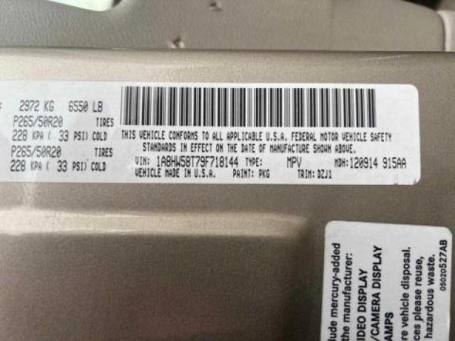 Photo 10 from auction – 2009 CHRYSLER ASPEN LIMI with VIN 1A8HW58T79F718144