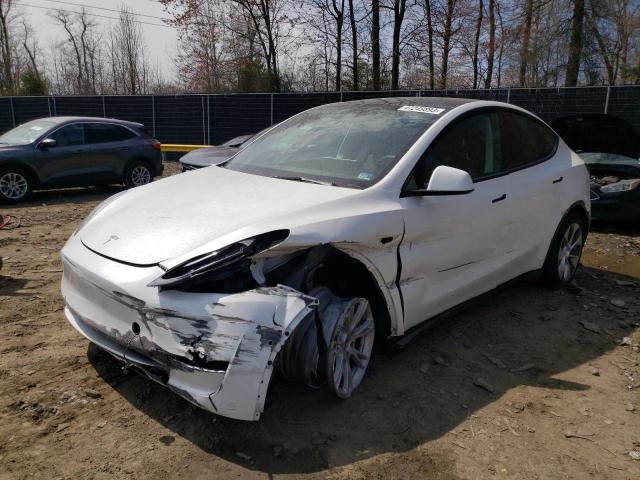 TESLA MODEL Y 2021 with VIN 5YJYGDEEXMF202961 - Photo from auction