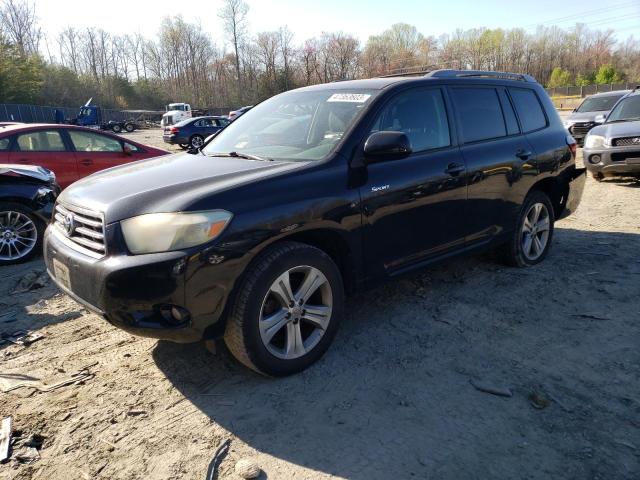 TOYOTA HIGHLANDER 2008 with VIN JTEDS43A182045273 - Photo from auction