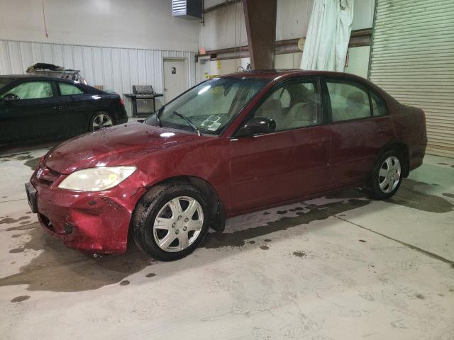 HONDA CIVIC EX 2005 with VIN 2HGES26755H548595 - Photo from auction