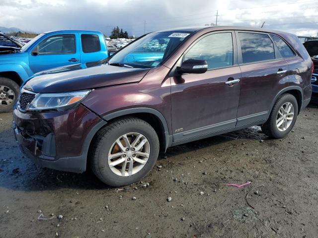 KIA SORENTO LX 2014 with VIN 5XYKTCA69EG486927 - Photo from auction