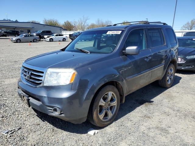 HONDA PILOT EXL 2012 with VIN 5FNYF4H59CB049261 - Photo from auction