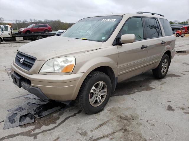 HONDA PILOT EX 2005 with VIN 5FNYF18405B015878 - Photo from auction