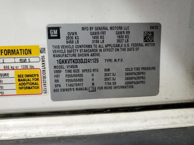 Photo 14 from auction – 2013 GMC ACADIA DEN with VIN 1GKKVTKD3DJ241129