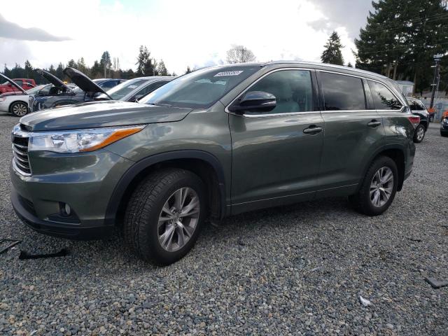 TOYOTA HIGHLANDER 2015 with VIN 5TDJKRFH3FS223848 - Photo from auction