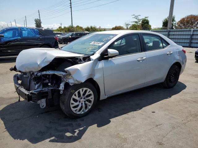 TOYOTA COROLLA L 2019 with VIN 2T1BURHE2KC182049 - Photo from auction