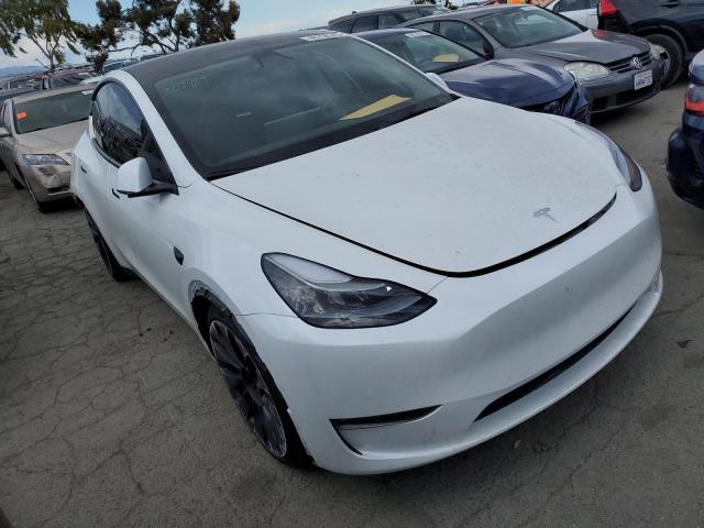Photo 4 from auction – 2021 TESLA MODEL Y with VIN 5YJYGDEF7MF215627