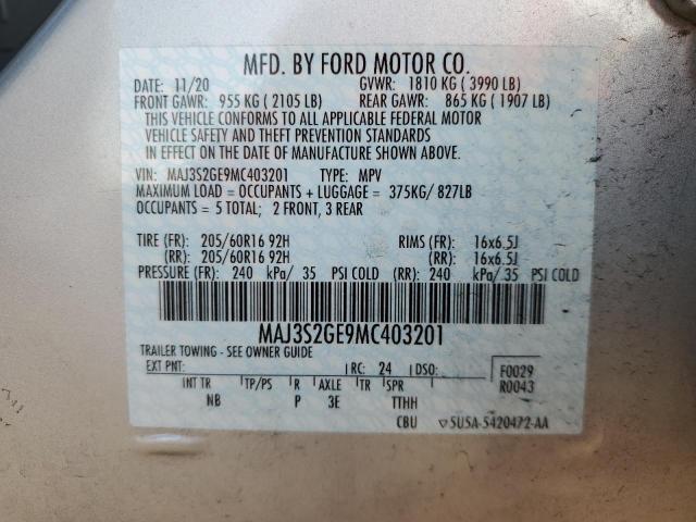 Photo 14 from auction – 2021 FORD ECOSPORT S with VIN MAJ3S2GE9MC403201