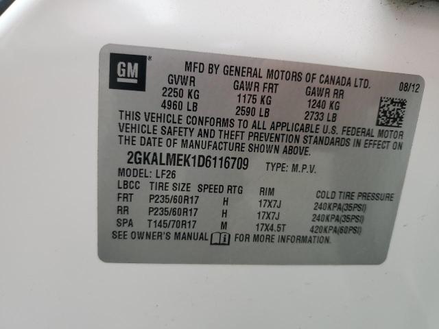 Photo 14 from auction – 2013 GMC TERRAIN SL with VIN 2GKALMEK1D6116709