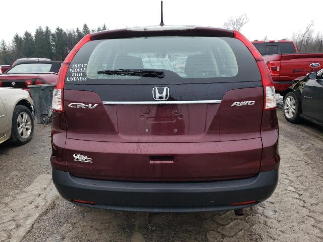 Photo 6 from auction – 2012 HONDA CR-V LX with VIN 5J6RM4H32CL031734