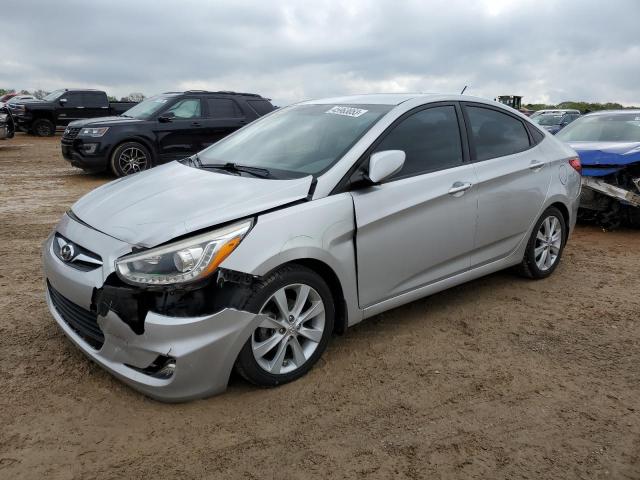 HYUNDAI ACCENT GLS 2014 with VIN KMHCU4AE0EU763019 - Photo from auction