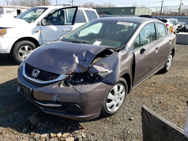 HONDA CIVIC LX 2015 with VIN 19XFB2F53FE289684 - Photo from auction