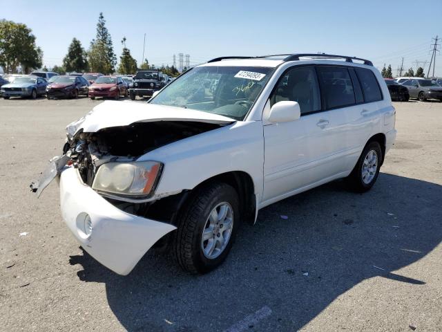 TOYOTA HIGHLANDER 2002 with VIN JTEGF21A720034516 - Photo from auction
