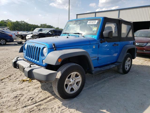 Photo 1 from auction – 2016 JEEP WRANGLER S with VIN 1C4AJWAG8GL272210