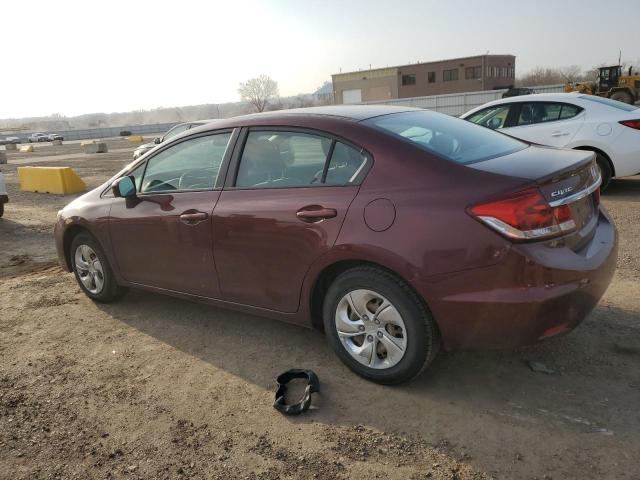 Photo 2 from auction – 2014 HONDA CIVIC LX with VIN 19XFB2F51EE008951