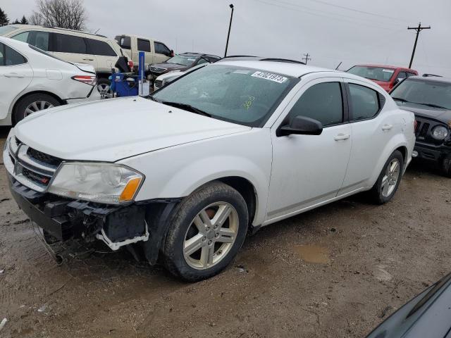 DODGE AVENGER SE 2013 with VIN 1C3CDZAB4DN587290 - Photo from auction