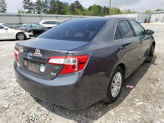 Photo 3 from auction – 2014 TOYOTA CAMRY HYBR with VIN 4T1BD1FK7EU120062