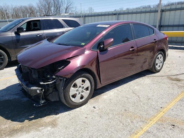 KIA FORTE LX 2018 with VIN 3KPFL4A76JE248492 - Photo from auction