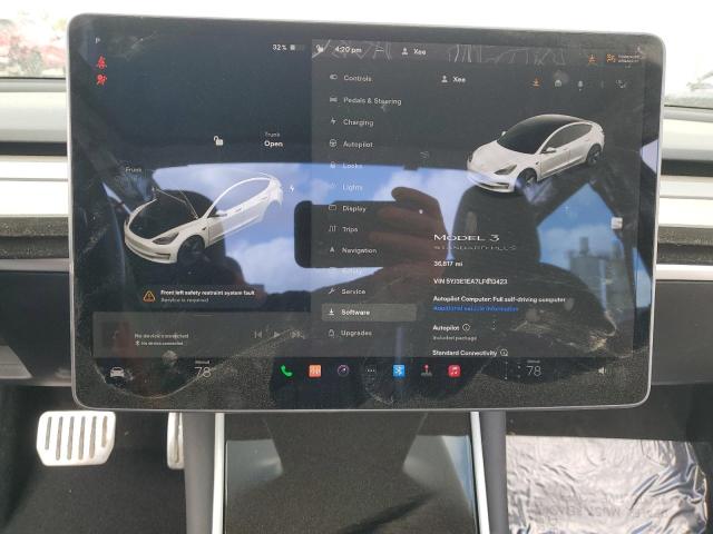 Photo 9 from auction – 2020 TESLA MODEL 3 with VIN 5YJ3E1EA7LF613423
