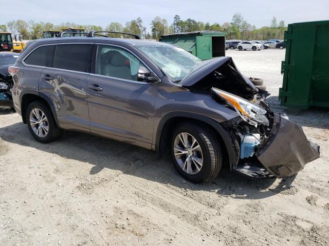 Photo 4 from auction – 2015 TOYOTA HIGHLANDER with VIN 5TDJKRFH3FS075815
