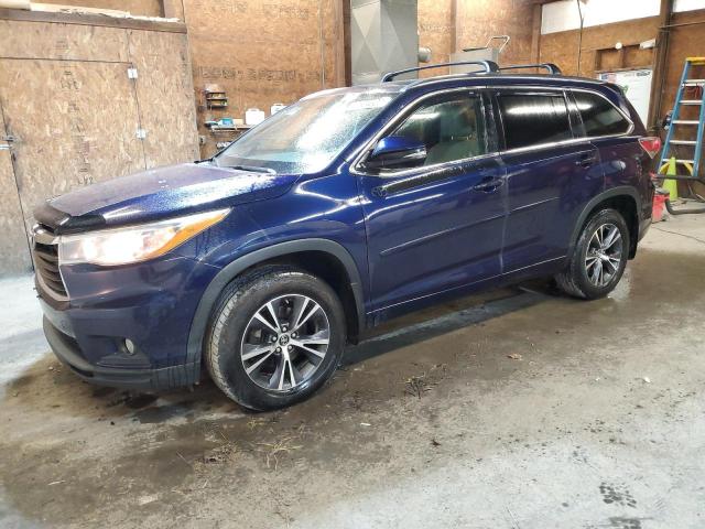 TOYOTA HIGHLANDER 2016 with VIN 5TDJKRFH4GS291917 - Photo from auction