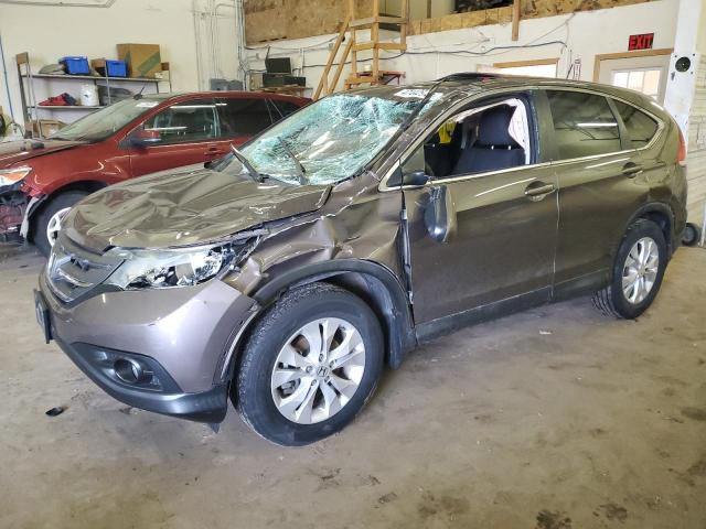 HONDA CR-V EX 2014 with VIN 2HKRM4H56EH659889 - Photo from auction