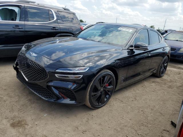 GENESIS G70 BASE 2022 with VIN KMTG54TE3NU096173 - Photo from auction