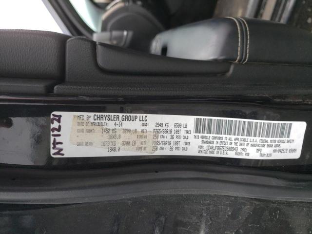 Photo 14 from auction – 2014 JEEP GRAND CHER with VIN 1C4RJFBG7EC508943