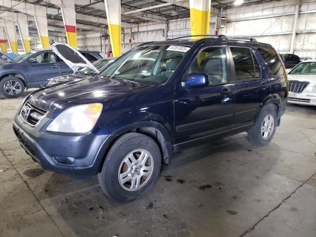 HONDA CR-V EX 2002 with VIN JHLRD78802C021594 - Photo from auction