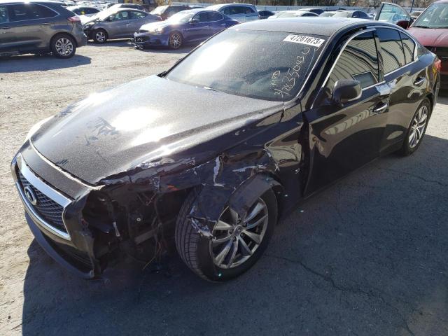 INFINITI Q50 BASE 2015 with VIN JN1BV7AP1FM345704 - Photo from auction