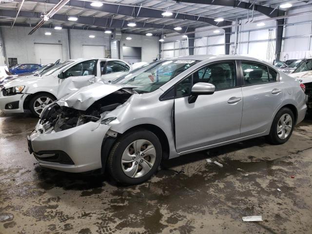 HONDA CIVIC LX 2014 with VIN 2HGFB2F51EH538701 - Photo from auction