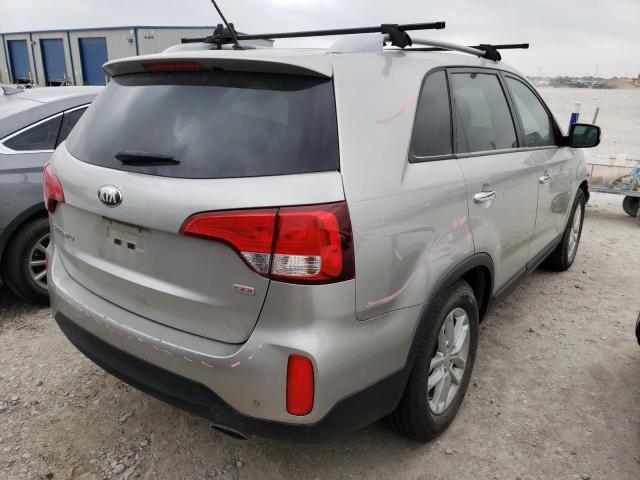 Photo 3 from auction – 2014 KIA SORENTO LX with VIN 5XYKT4A65EG458029