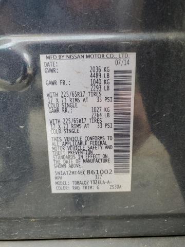 Photo 14 from auction – 2014 NISSAN ROGUE S with VIN 5N1AT2MT4EC861002