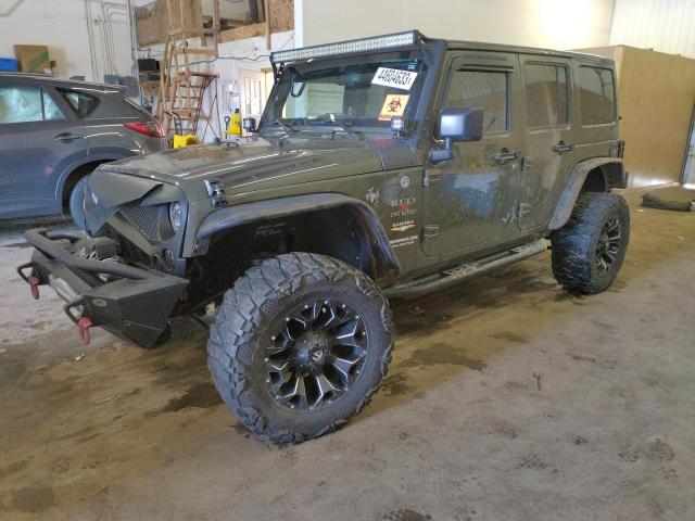 JEEP WRANGLER U 2015 with VIN 1C4BJWEGXFL658463 - Photo from auction