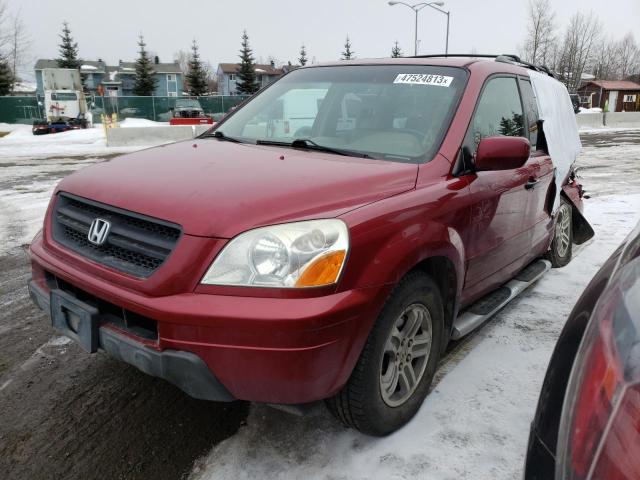 Photo 1 from auction – 2005 HONDA PILOT EXL with VIN 2HKYF18585H550130