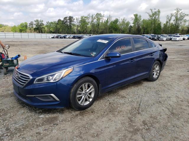 HYUNDAI SONATA SE 2017 with VIN 5NPE24AF8HH596242 - Photo from auction