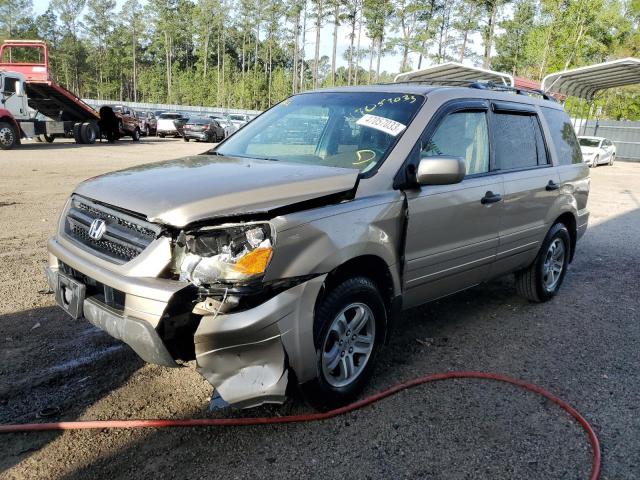 HONDA PILOT EXL 2005 with VIN 5FNYF18585B005883 - Photo from auction