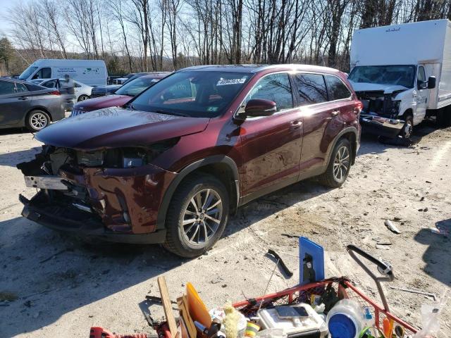 TOYOTA HIGHLANDER 2019 with VIN 5TDJZRFH6KS735464 - Photo from auction