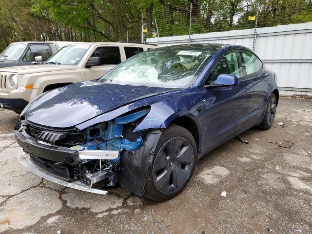 TESLA MODEL 3 2022 with VIN 5YJ3E1EA0NF350680 - Photo from auction