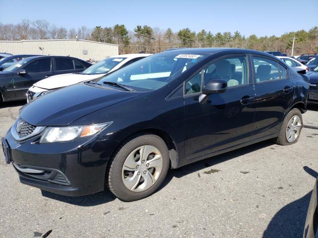 HONDA CIVIC LX 2013 with VIN 19XFB2F57DE263053 - Photo from auction