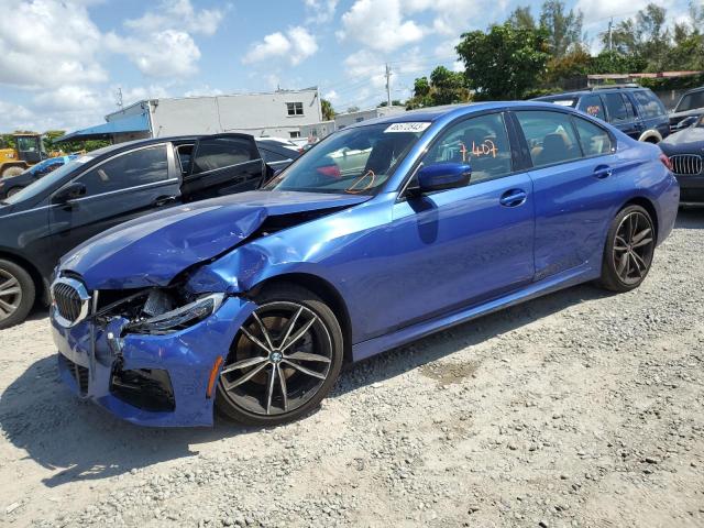 BMW 330I 2022 with VIN 3MW5R1J00N8C77032 - Photo from auction