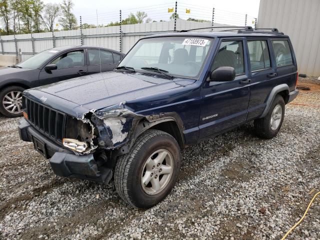 JEEP CHEROKEE S 2000 with VIN 1J4FT28S7YL134012 - Photo from auction