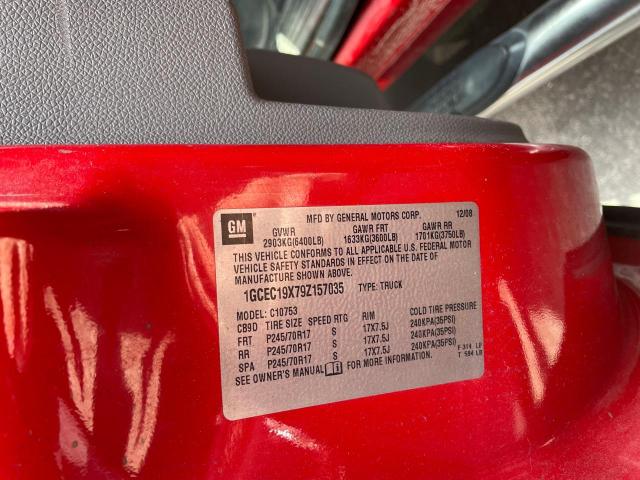 Photo 10 from auction – 2009 CHEVROLET SILVERADO with VIN 1GCEC19X79Z157035